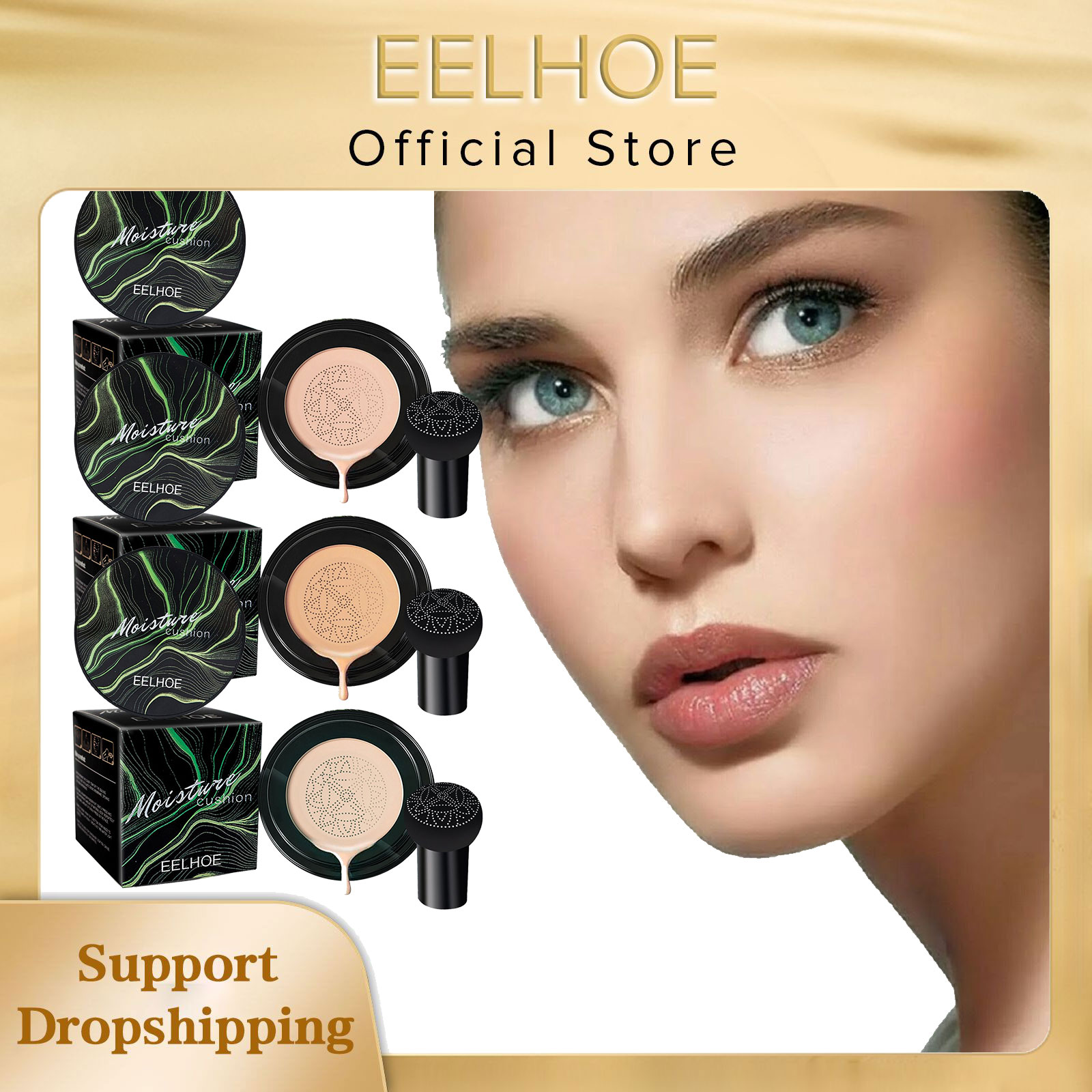 Bb Cushion Korean - EELHOE krim BB pelembap tahan Air,