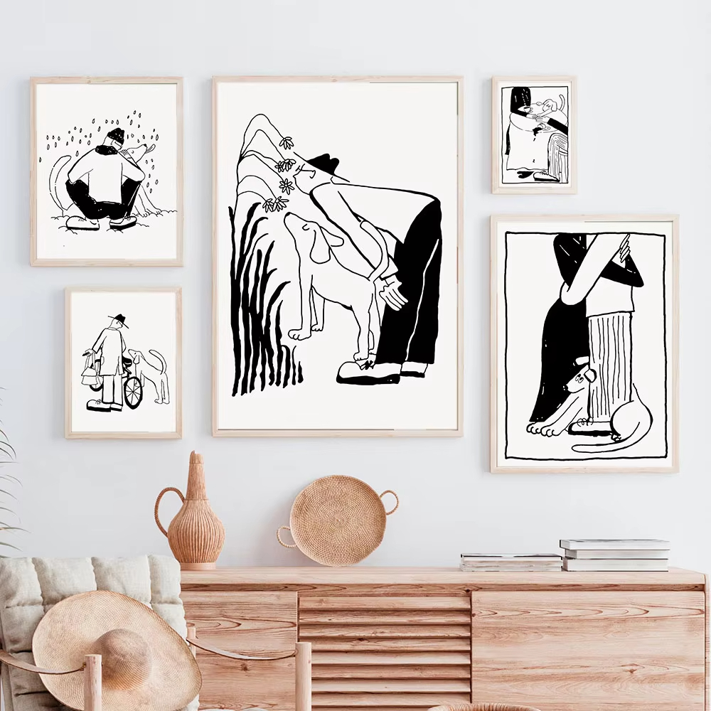 Poster Kanvas Minimalis Gaya H - The Korean Lifestyle ulasan dan harga