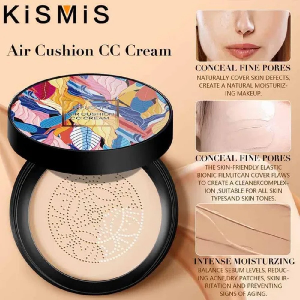 Air Cushion Cc Cream Mushroom  - Bb Cushion Korean ulasan dan harga