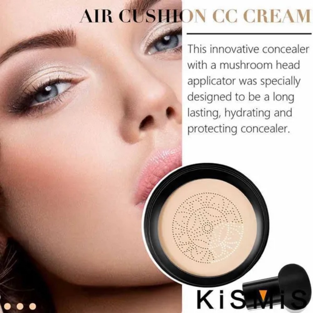 Air Cushion Cc Cream Mushroom  - Bb Cushion Korean ulasan dan harga